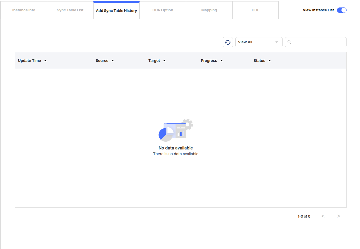 Add Sync Table History | ProSync Manager 4.4